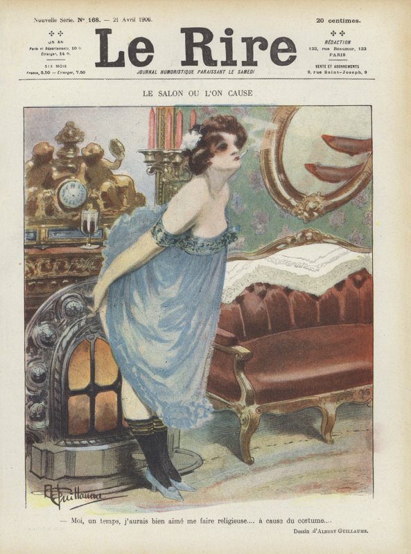 Illustration til Le Rire af Albert Guillaume