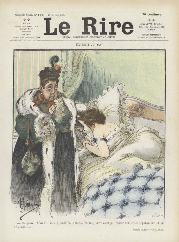 Illustration til Le Rire af Albert Guillaume