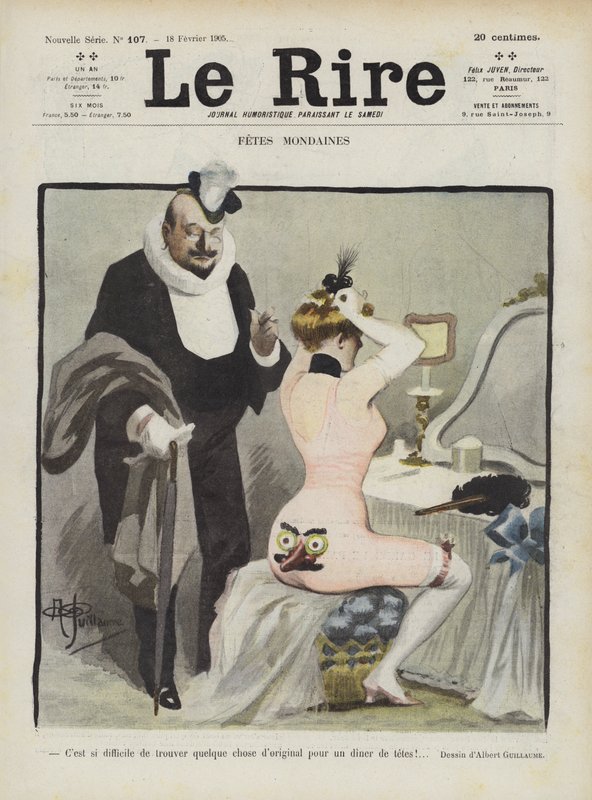 Illustration til Le Rire af Albert Guillaume
