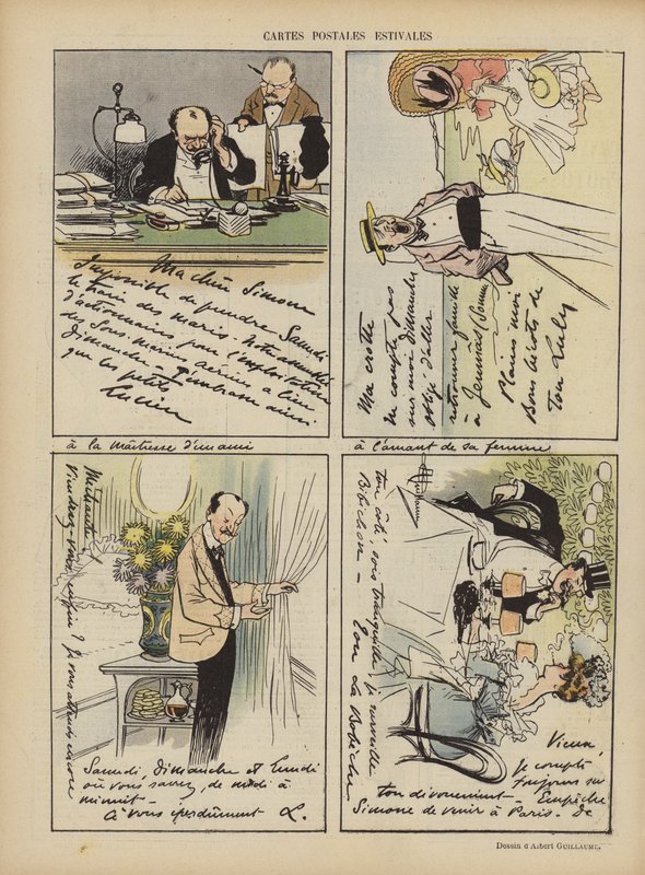 Illustration til Le Rire af Albert Guillaume