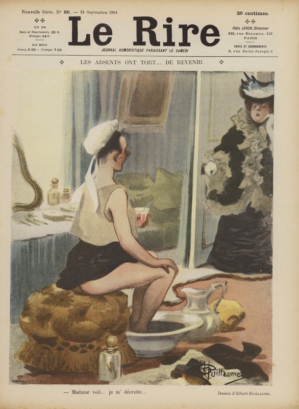 Illustration til Le Rire af Albert Guillaume