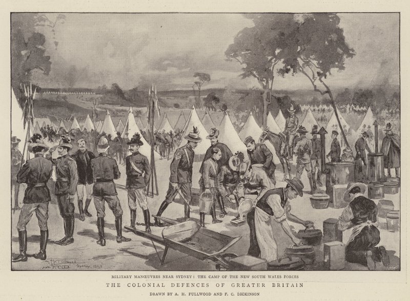 Det koloniale forsvar af Greater Britain af Albert Henry Fullwood