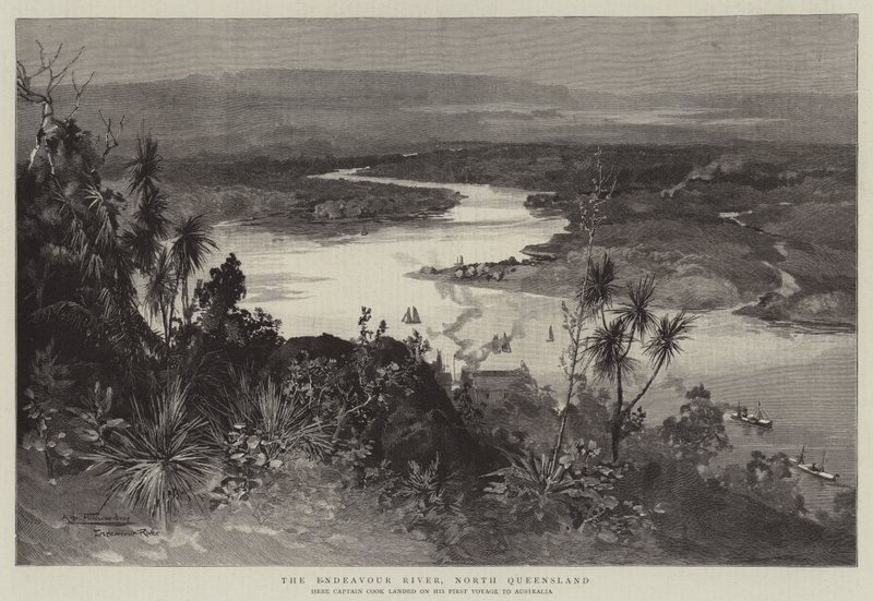 Endeavour River, North Queensland af Albert Henry Fullwood