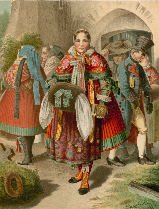 Tysk kostume, Pommern, Weitzacker af Albert Kretschmer