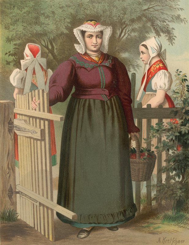 Tysk kostume, Preussen (provinsen Schlesien), Tannhausen af Albert Kretschmer
