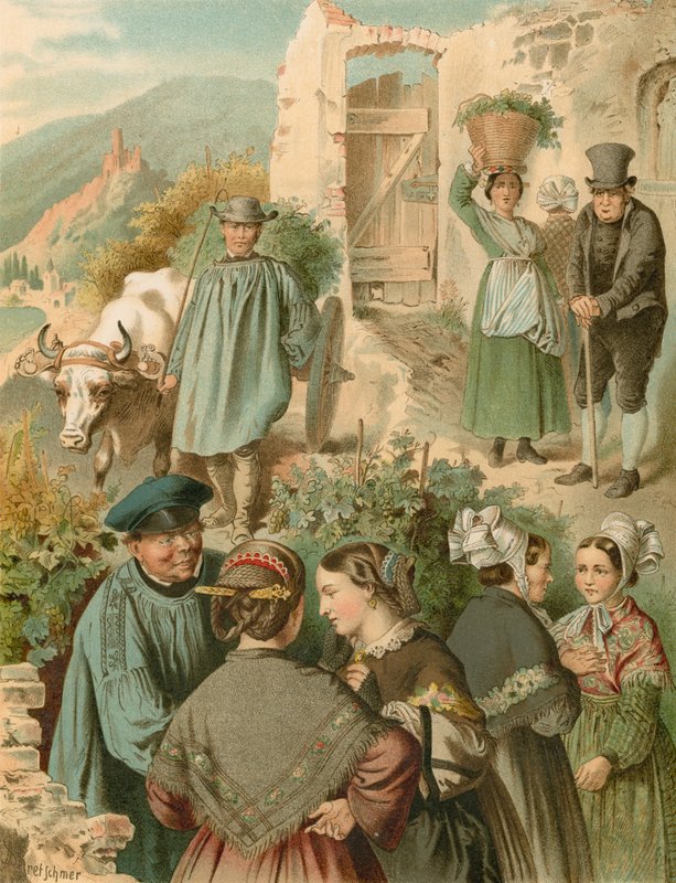 Tysk dragt, Preussen ved Mosel af Albert Kretschmer