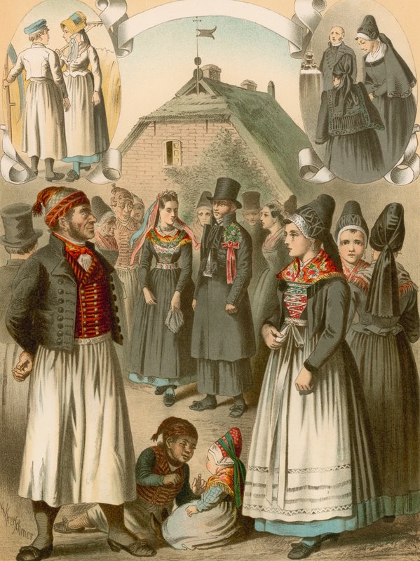 Tysk kostume, Rugen, Monchgut af Albert Kretschmer