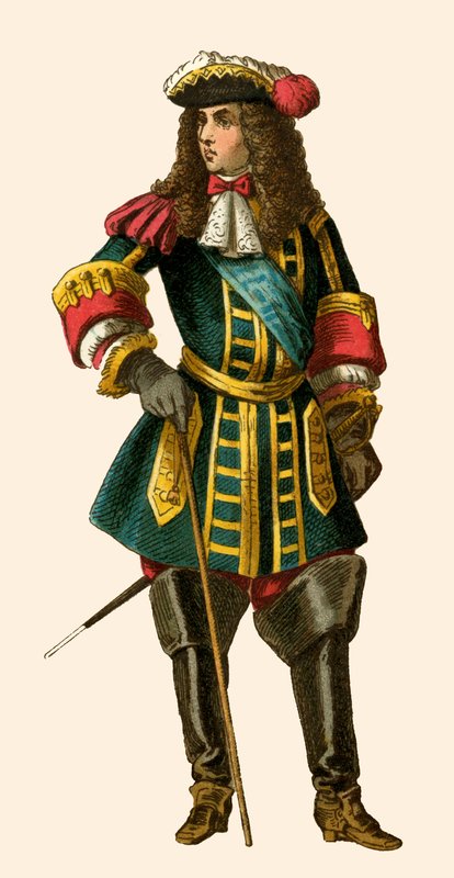 Kong Ludvig XIV af Frankrig af Albert Kretschmer