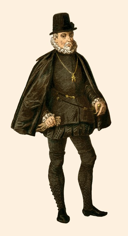 Kong Philip II af Spanien af Albert Kretschmer
