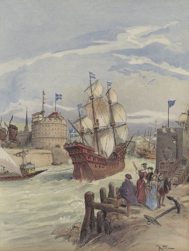 Kongens flåde i Le Havre, La belle Francoise af Albert Robida