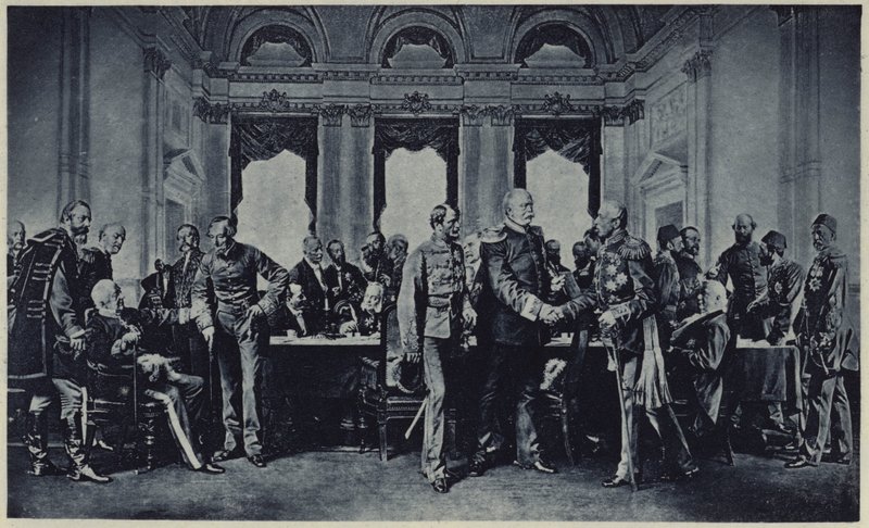 Berlin-kongressen (litho) af Albert Sauvert