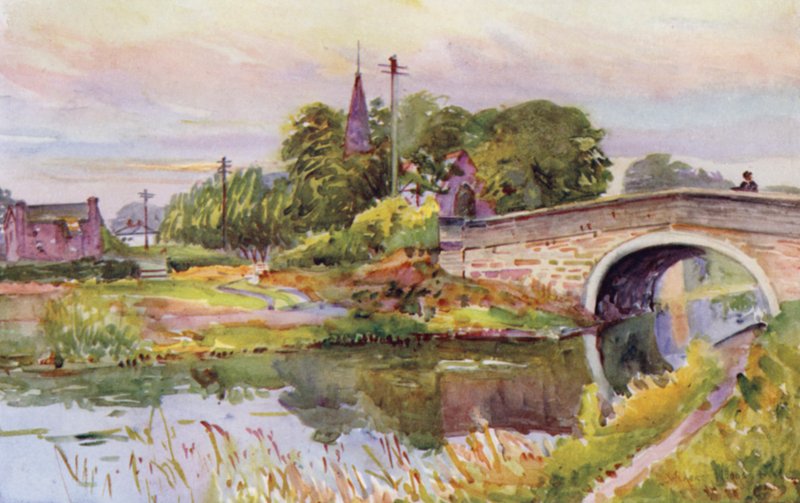 Rufford (farve litho) af Albert Woods