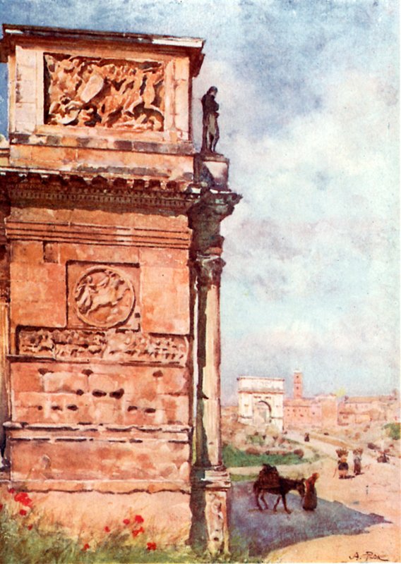 Titusbuen fra Konstantins bue af Alberto Pisa