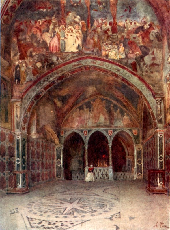 Kapel i San Lorenzo Loricato ved S Benedict