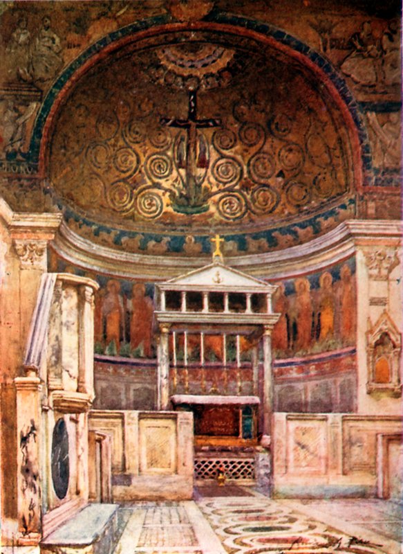 San Clemente, Choir and Tribune of Upper Church af Alberto Pisa