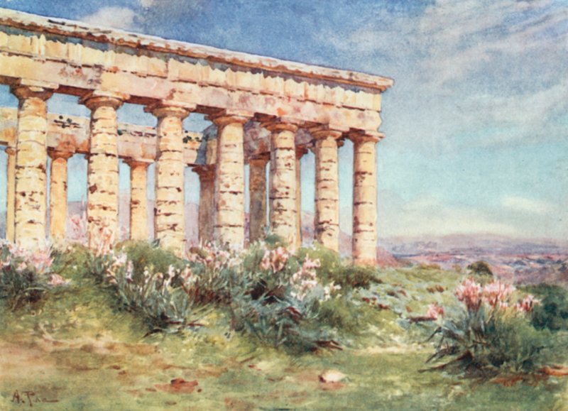 Segesta-templet af Alberto Pisa