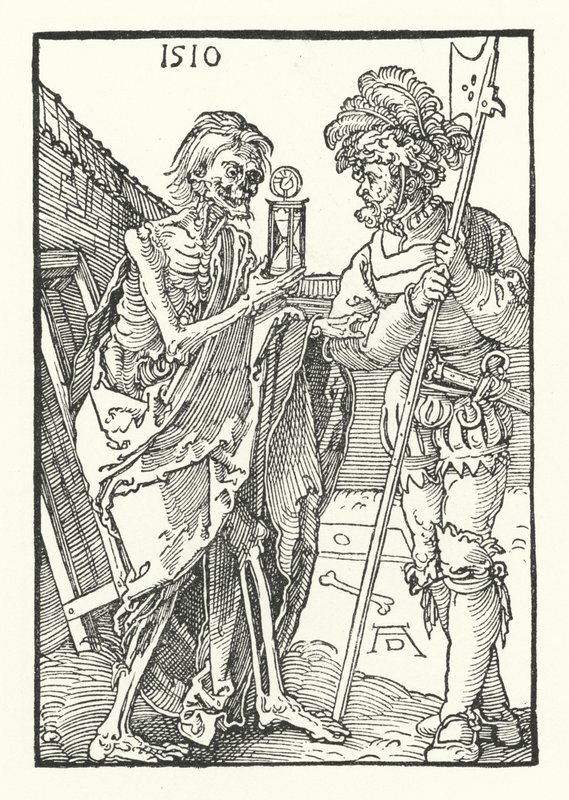 Døden og soldaten af Albrecht Dürer