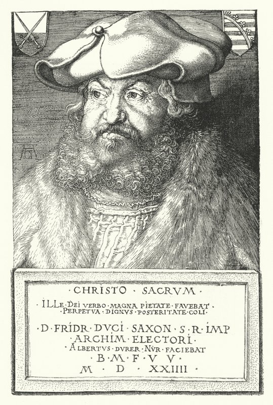 Frederik III, Kurfyrste af Sachsen af Albrecht Dürer