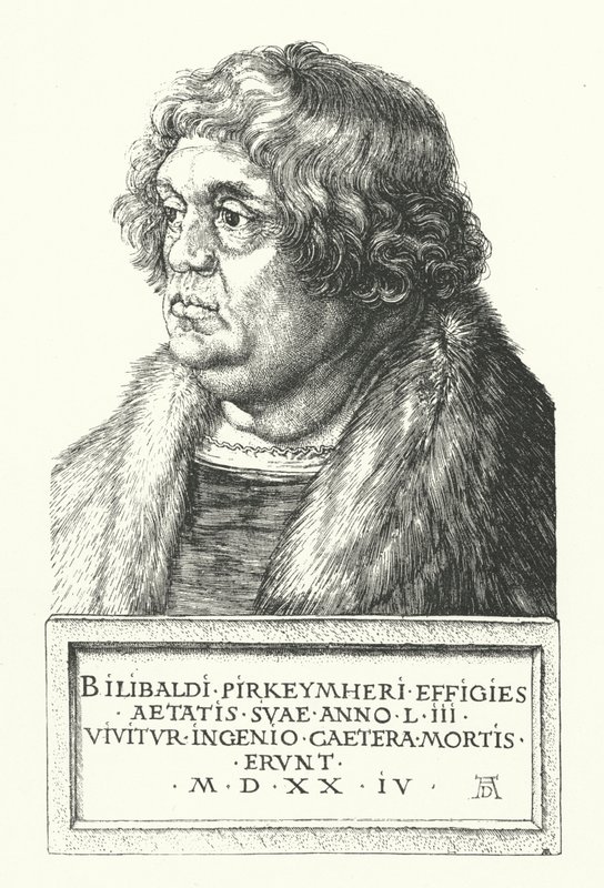 Wilibald Pirckheimer, tysk renæssancejurist, forfatter og humanist og nærmeste ven af Albrecht Durer af Albrecht Dürer