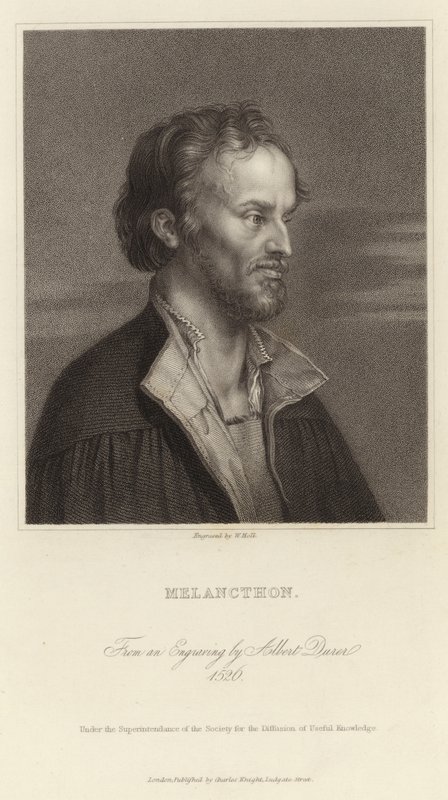 Melancthon - tysk reformator og samarbejdspartner med Martin Luther (1497 1560) af Albrecht Dürer