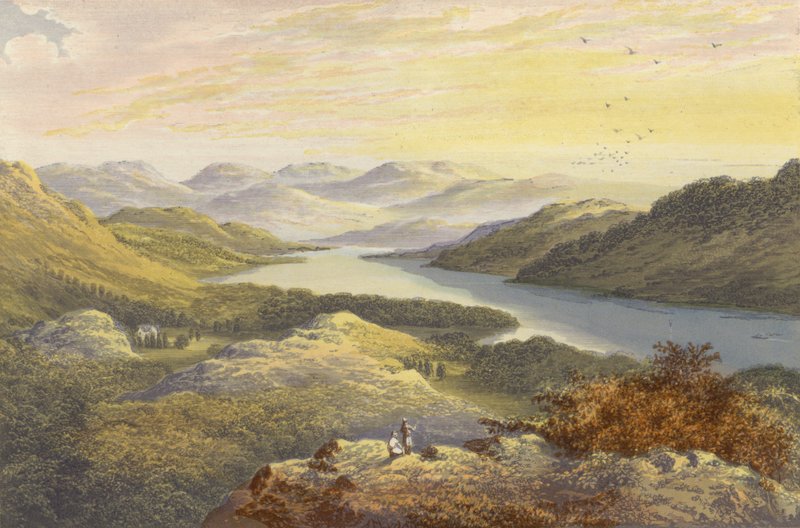 Windermere, med udsigt op ad søen af Alexander Francis Lydon