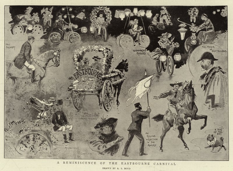 En reminiscens af Eastbourne Carnival af Alexander Stuart Boyd