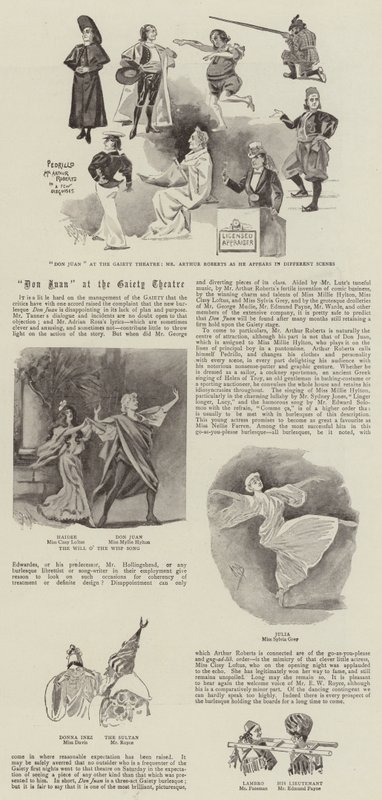 Don Juan på Gaiety Theatre af Alexander Stuart Boyd