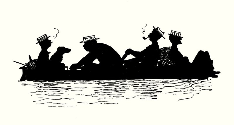 Illustration til We Three and Troddles (litografi) af Alexander Carruthers Gould