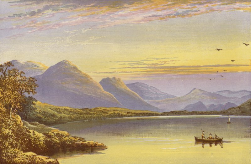 Bassenthwaite søen af Alexander Francis Lydon