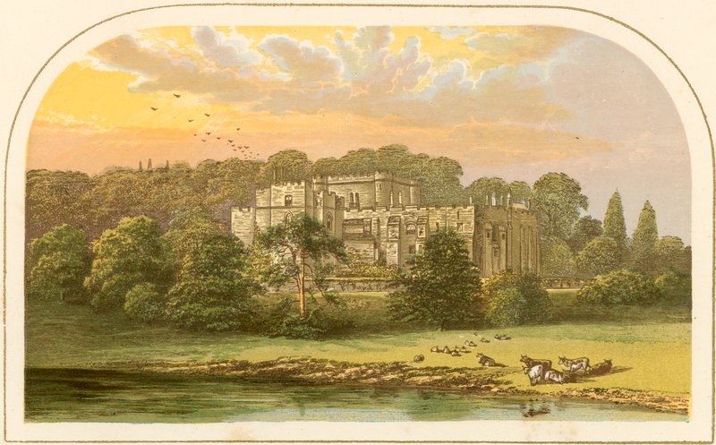 Berkeley Castle af Alexander Francis Lydon