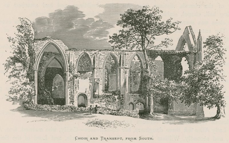 Bolton Priory, kor og tværskib, fra syd af Alexander Francis Lydon