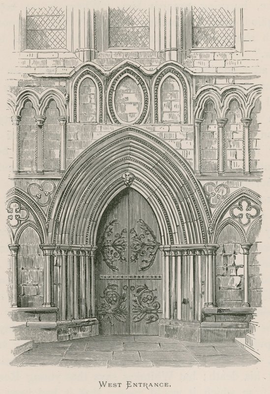 Bolton Priory, West Indgang af Alexander Francis Lydon