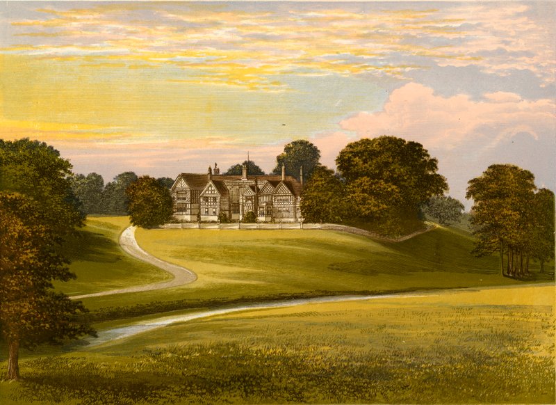 Bramhall Hall af Alexander Francis Lydon