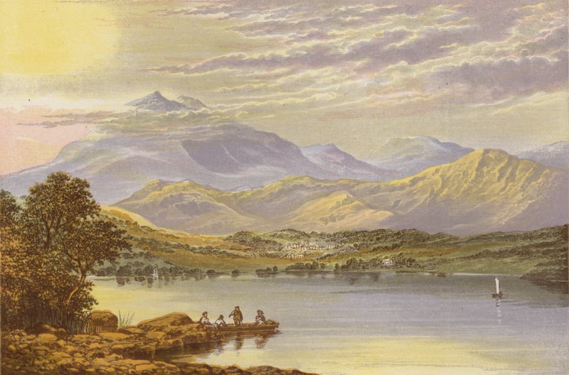 Coniston søen af Alexander Francis Lydon