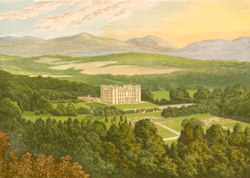 Drumlanrig Slot af Alexander Francis Lydon