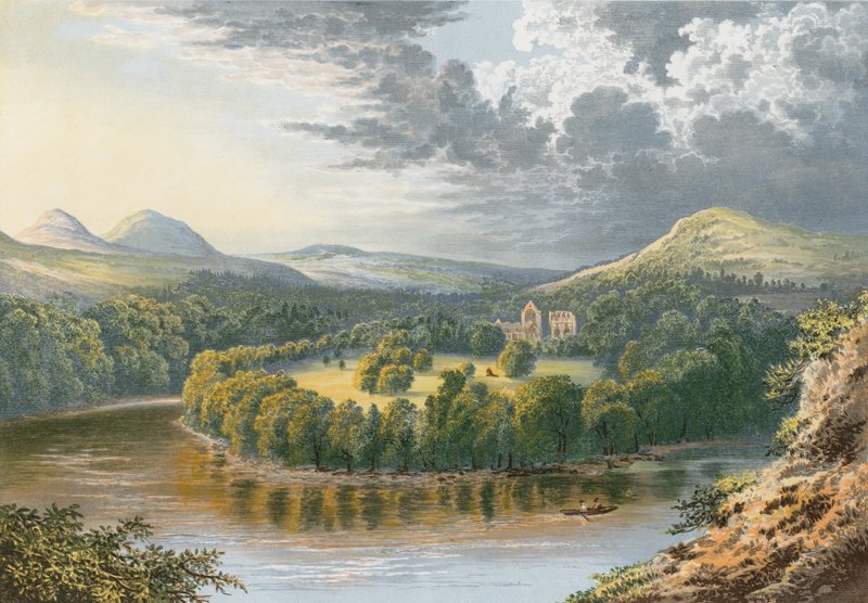 Dryburgh Abbey af Alexander Francis Lydon