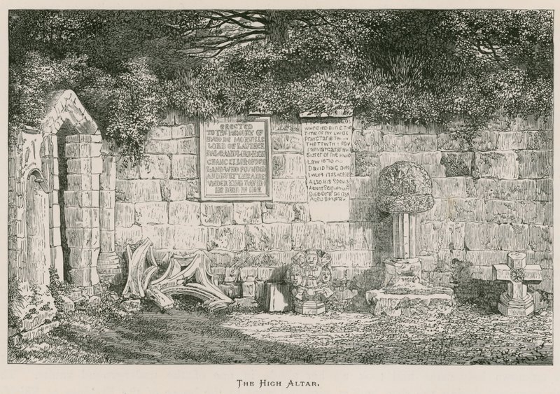 Dryburgh Abbey, Højalteret af Alexander Francis Lydon