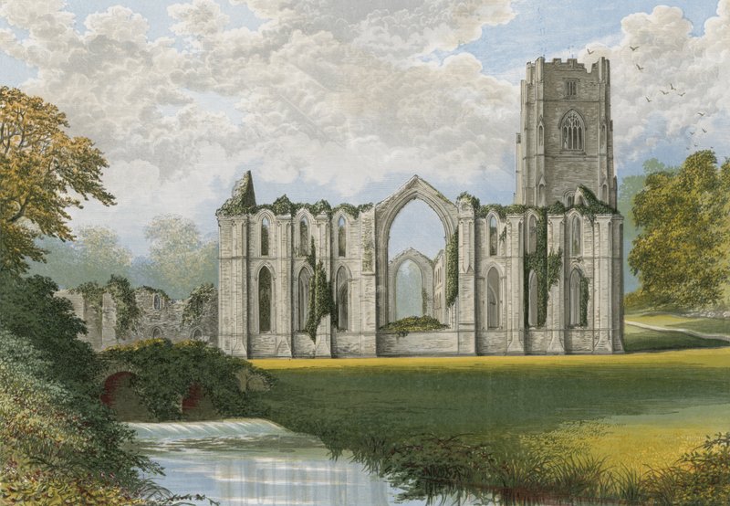 Fountains Abbey af Alexander Francis Lydon