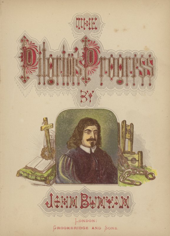Frontispice til The Pilgrims Progress af John Bunyan af Alexander Francis Lydon