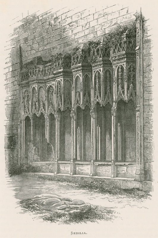 Furness Abbey, Sedilia af Alexander Francis Lydon