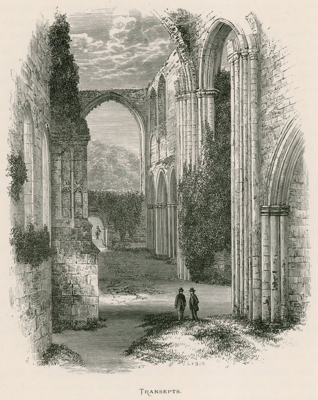 Furness Abbey, tværskibe af Alexander Francis Lydon