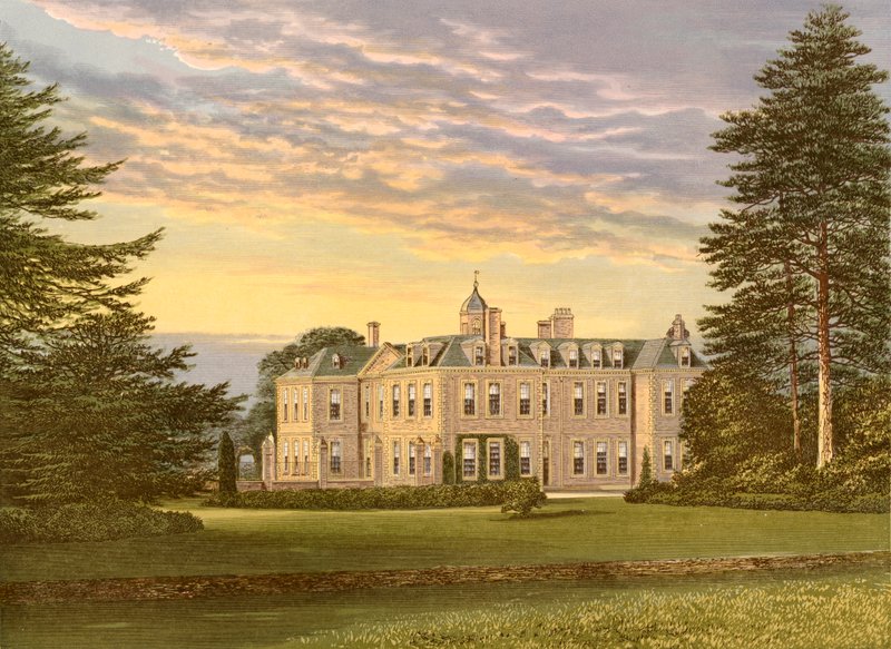 Hanbury Hall af Alexander Francis Lydon