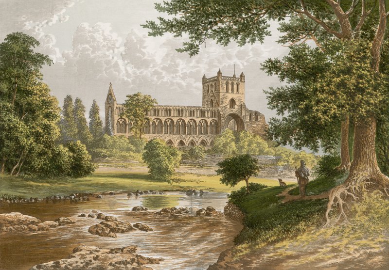 Jedburgh Abbey af Alexander Francis Lydon