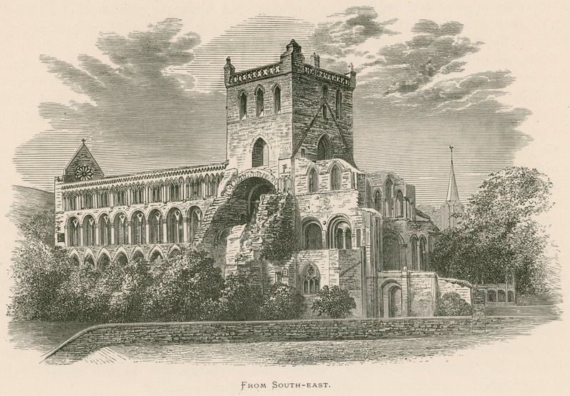 Jedburgh Abbey, fra sydøst af Alexander Francis Lydon
