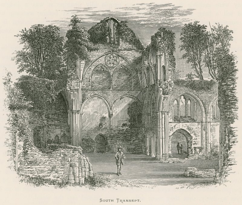 Netley Abbey, sydlige tværskib af Alexander Francis Lydon