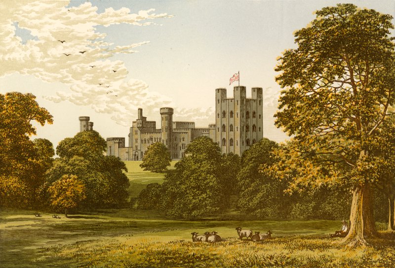 Penrhyn Slot af Alexander Francis Lydon