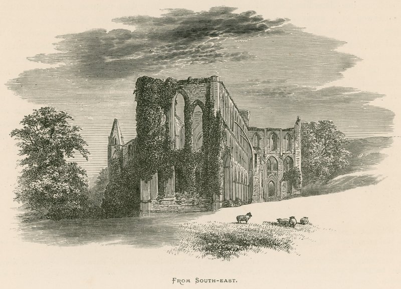 Rievaulx Abbey, fra sydøst af Alexander Francis Lydon