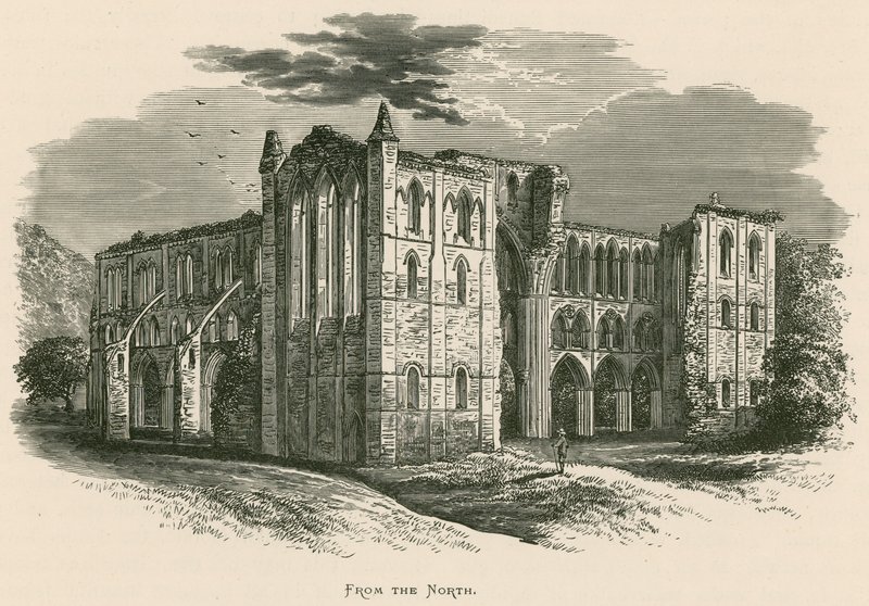 Rievaulx Abbey, fra nord af Alexander Francis Lydon