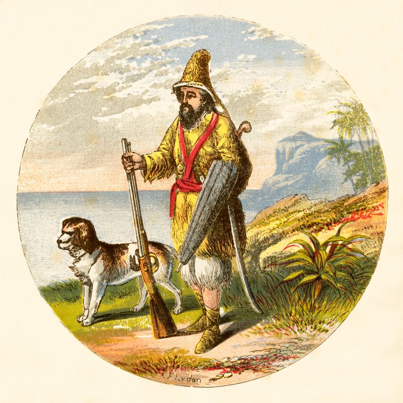 Robinson Crusoe af Alexander Francis Lydon
