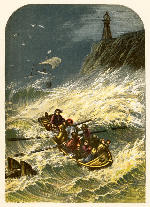 Robinson Crusoe forlader hjemmet og bliver skibbrudt af Alexander Francis Lydon